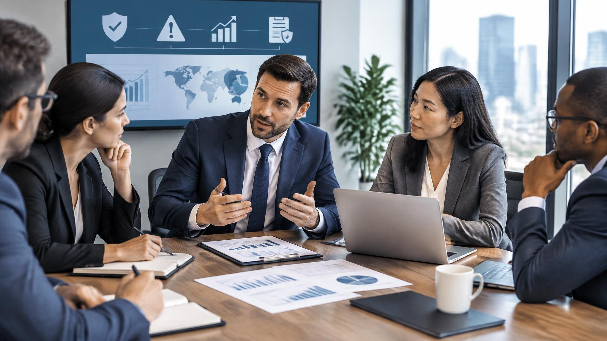 business team discussion