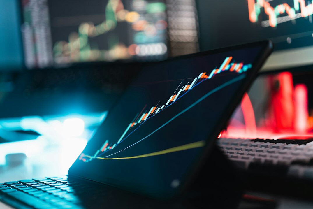 financial chart growth