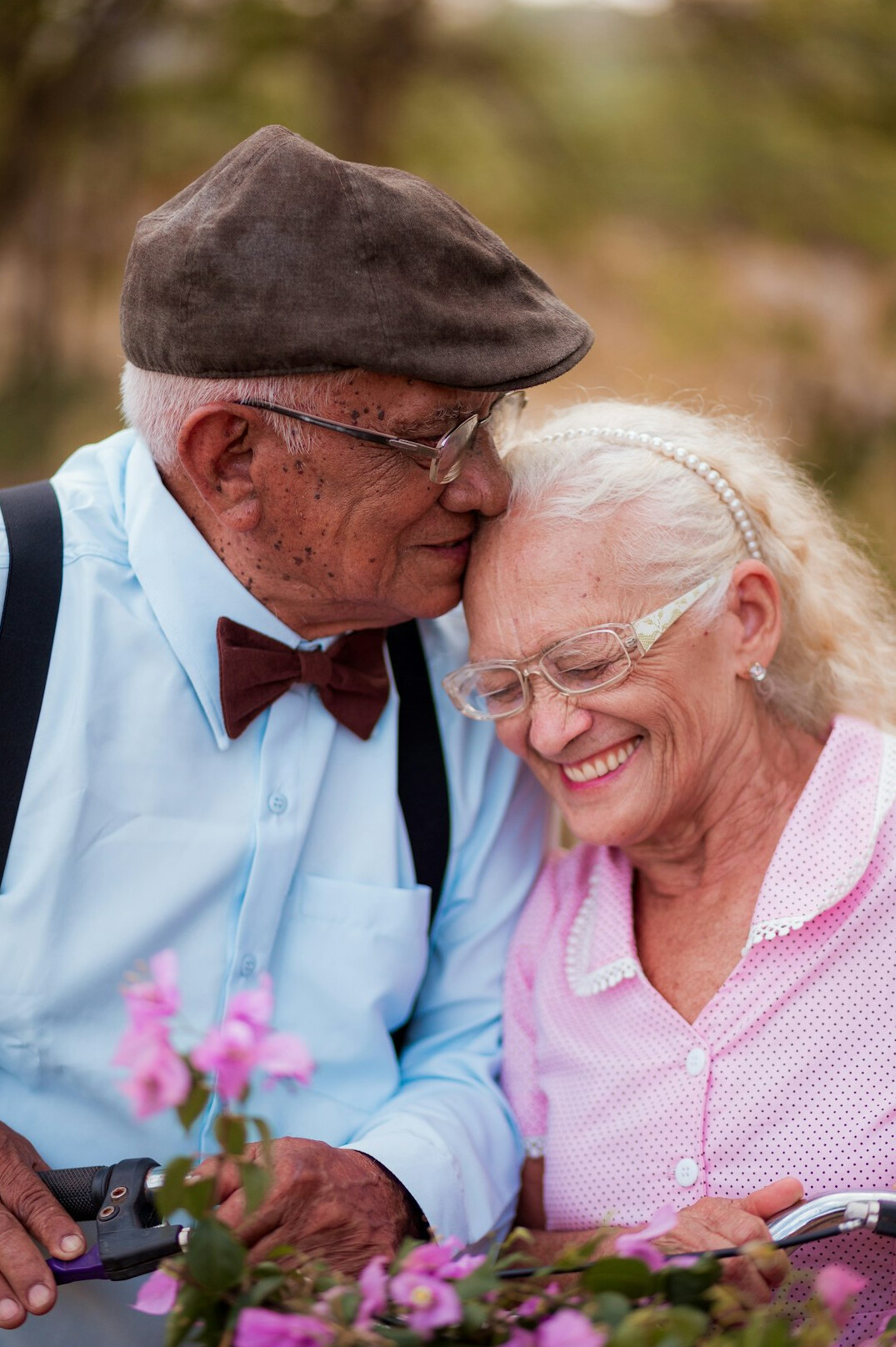 elderly couple planning retirement